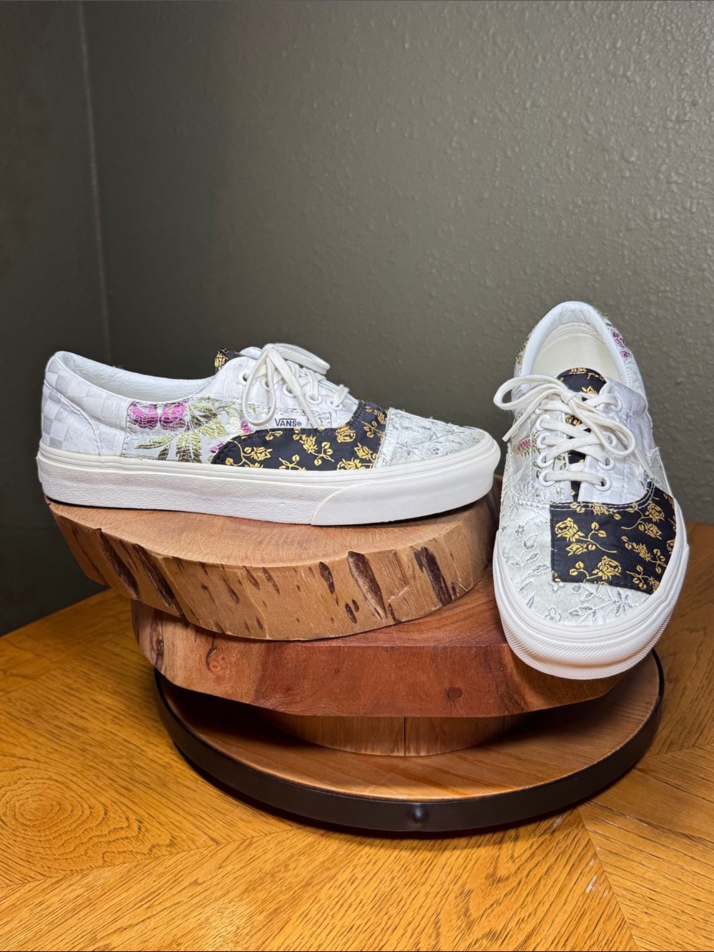 VANS BROCADE PATCHWORK SNEAKERS